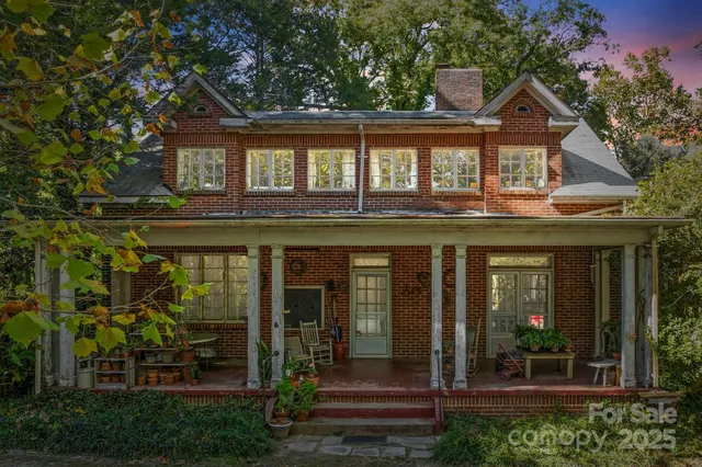 front view of a house with a porch