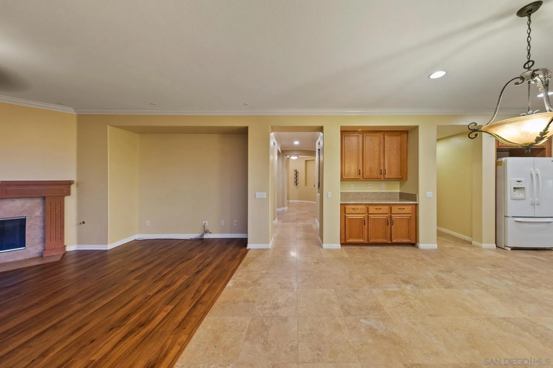 624 Ridgemont Circle Escondido, CA 92027 - Photo 23 of 71 a view of an empty room with a fireplace