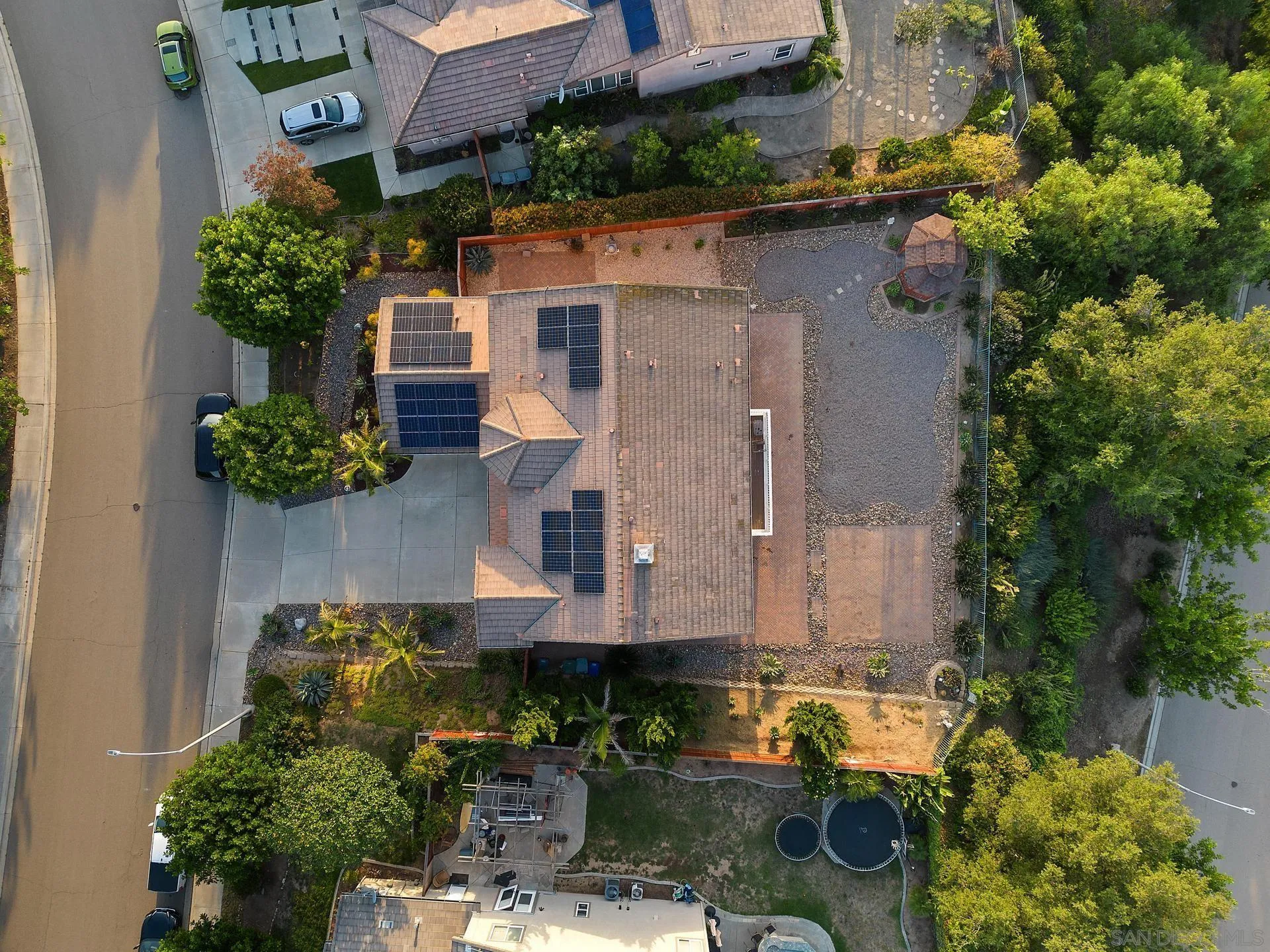 624 Ridgemont Circle Escondido, CA 92027 - Photo 3 of 71 an aerial view of a house with a yard and garden