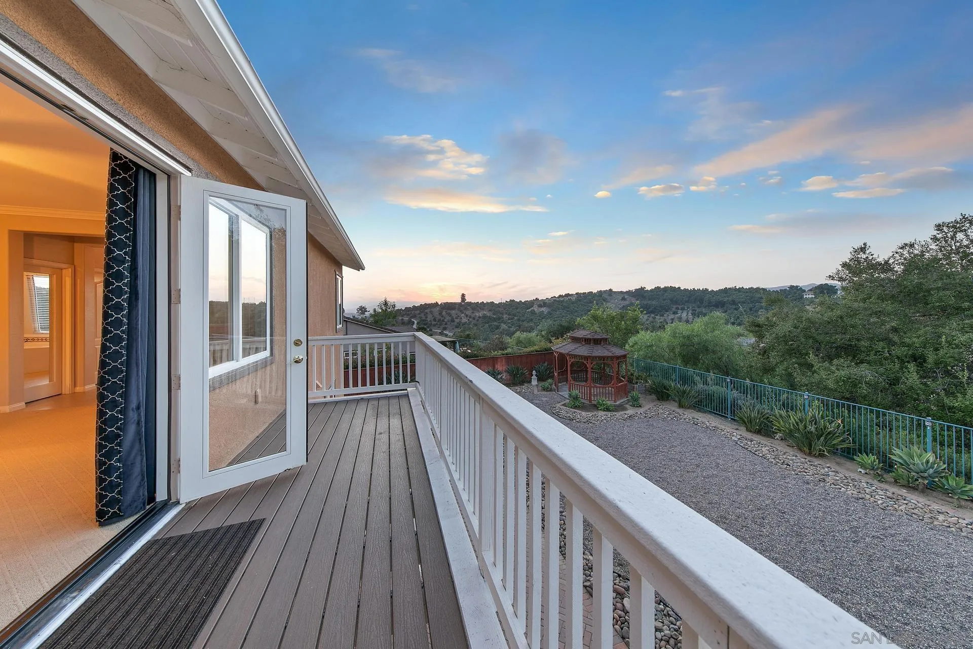 624 Ridgemont Circle Escondido, CA 92027 - Photo 34 of 71 a view of a balcony with wooden floor