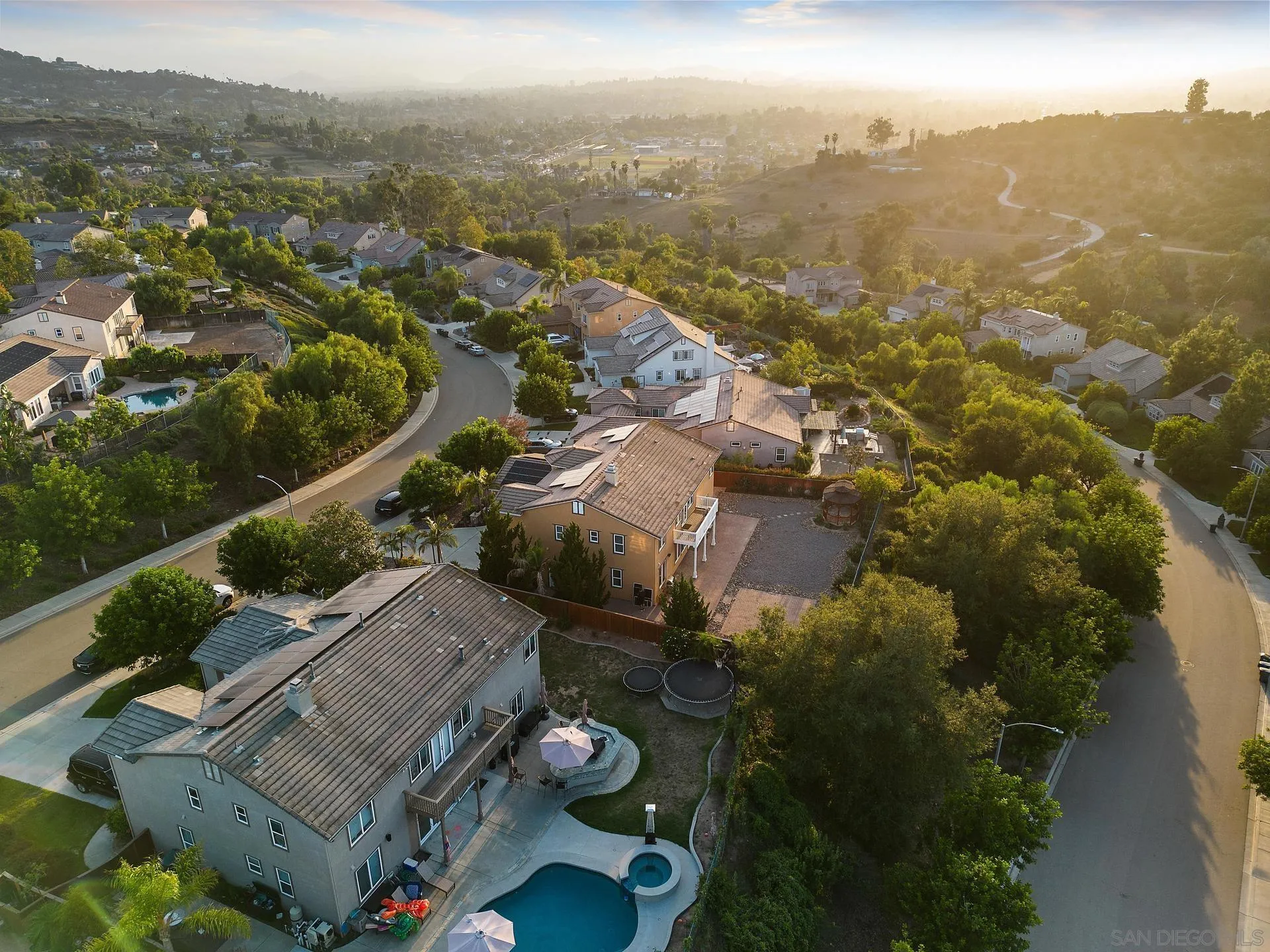 624 Ridgemont Circle Escondido, CA 92027 - Photo 63 of 71 an aerial view of multiple house
