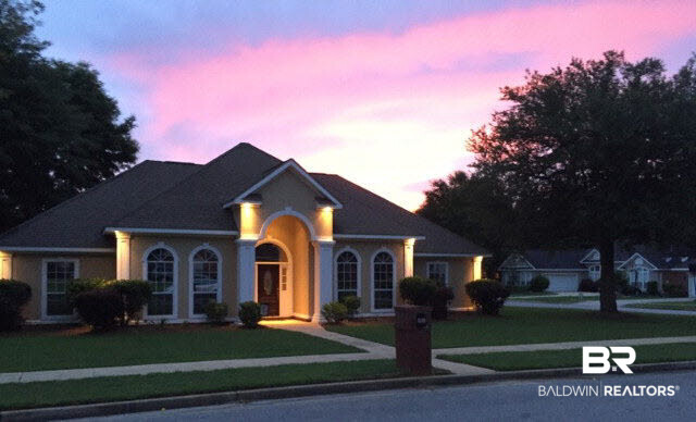 1640 Augusta Drive West Mobile, AL 36695 - Photo 24 of 25 1640 Augusta Drive at sunset! Beautiful place to call home.