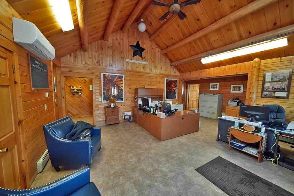 205 Oakfield Smyrna Road Oakfield, ME 04763 - Photo 28 of 88 cathedral-log-building-main