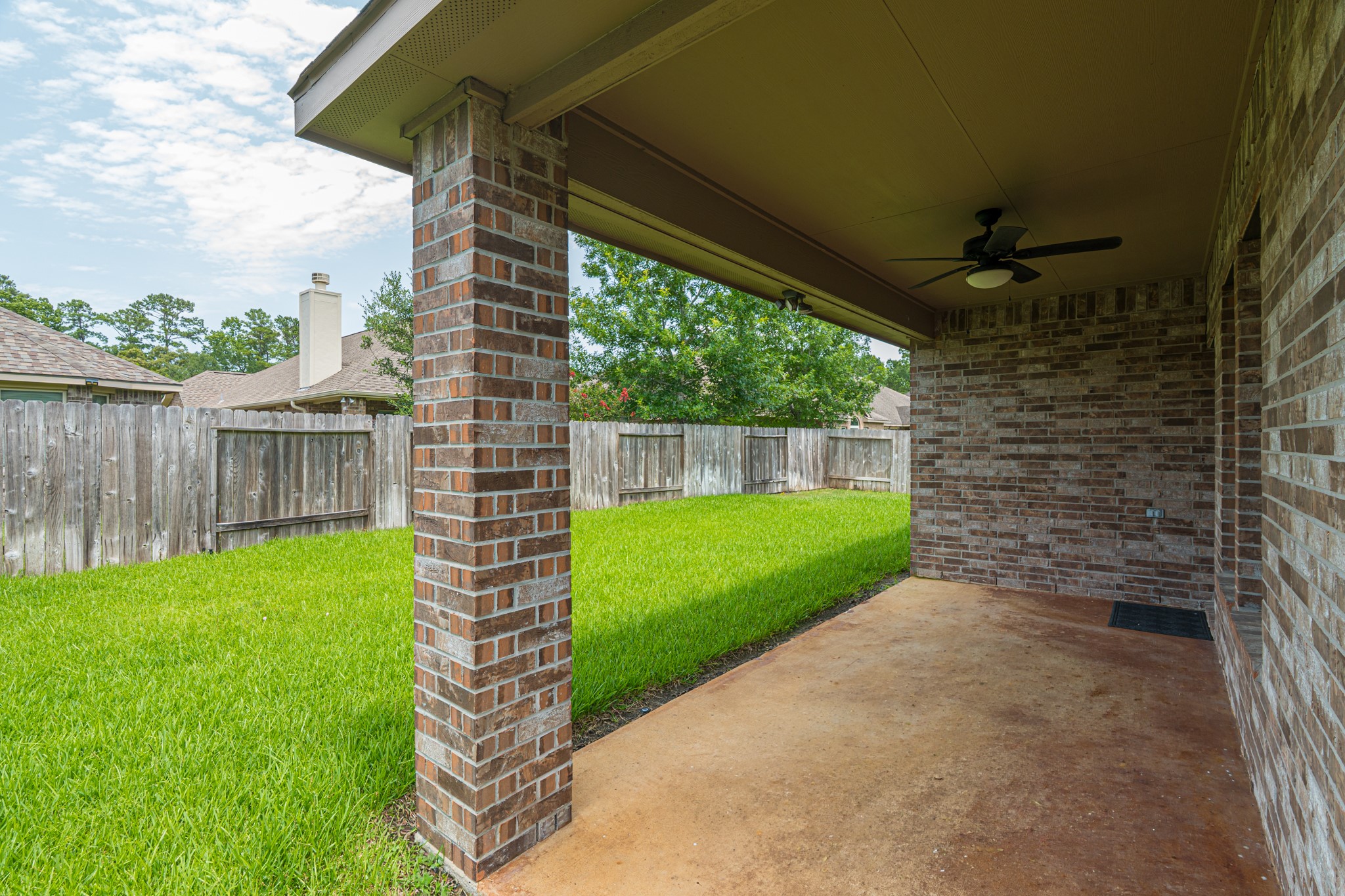 5414 Claymore Meadow Lane Spring, TX 77389 - Photo 32 of 35 Nice covered back porch.
