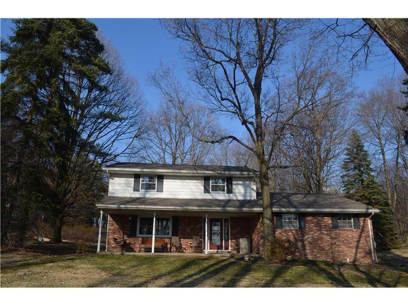 280 McKenzie Road Clinton, PA 15026 - Photo 1 of 16 Exterior Front. 2 STORY, BRICK/ALUMINUM SIDED ON 5 ACRES PARTLY WOODED LEVEL LOT. SITUATED APPROX. MIDDLE OF 5 ACRES. NEWER ROOF,GARAGE DOORS.COVERED FRONT PORCH,LEAD GLASS FRONT DOOR.100 DRIVEWAY.