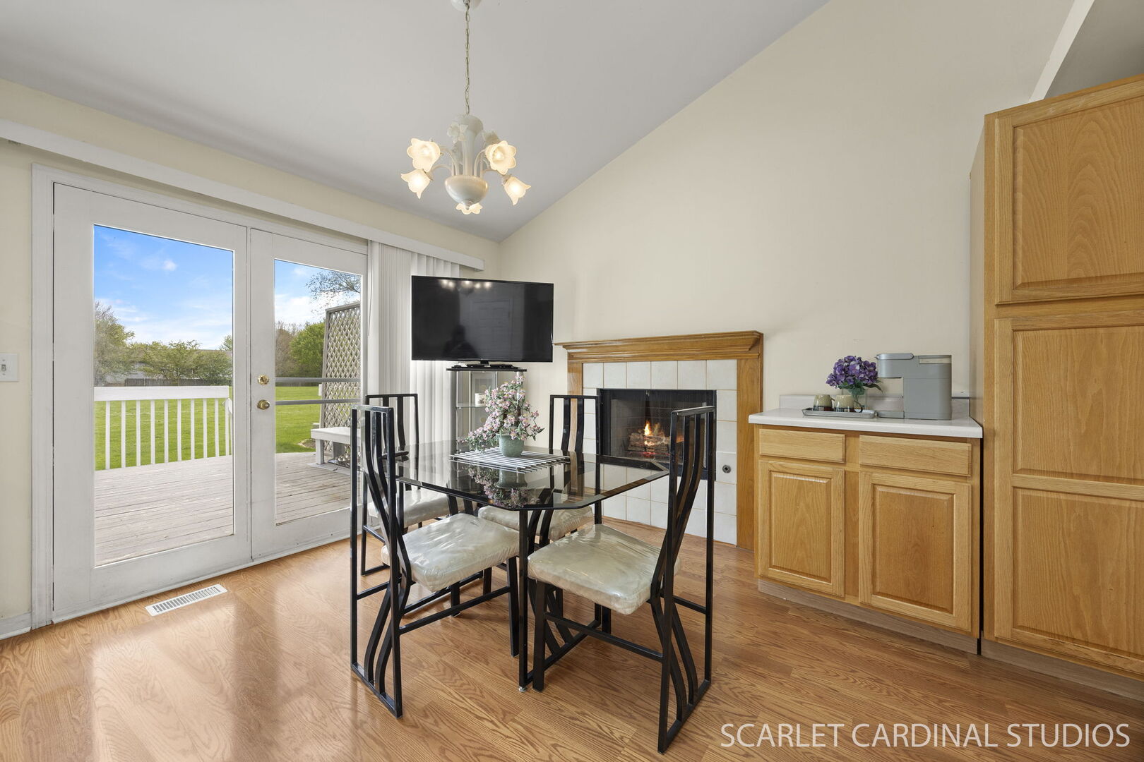 1004 Prairie View Court Naperville, IL 60563 - Photo 7 of 33 a view of a dining room with furniture window and wooden floor