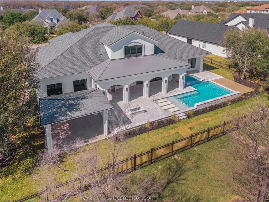 4212 Tuscany Court Bryan, TX 77802 - Photo 39 of 41 a aerial view of a house with a yard