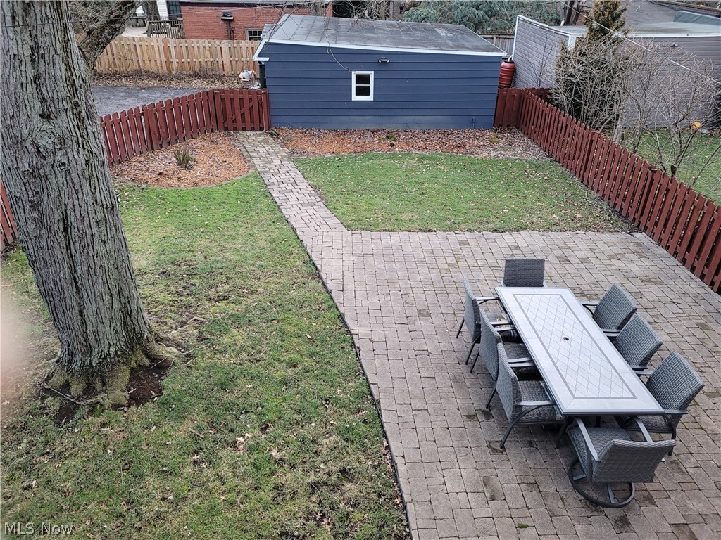 3276 Braemar Road Cleveland, OH 44120 - Photo 22 of 23 Back yard from 2nd floor balcony