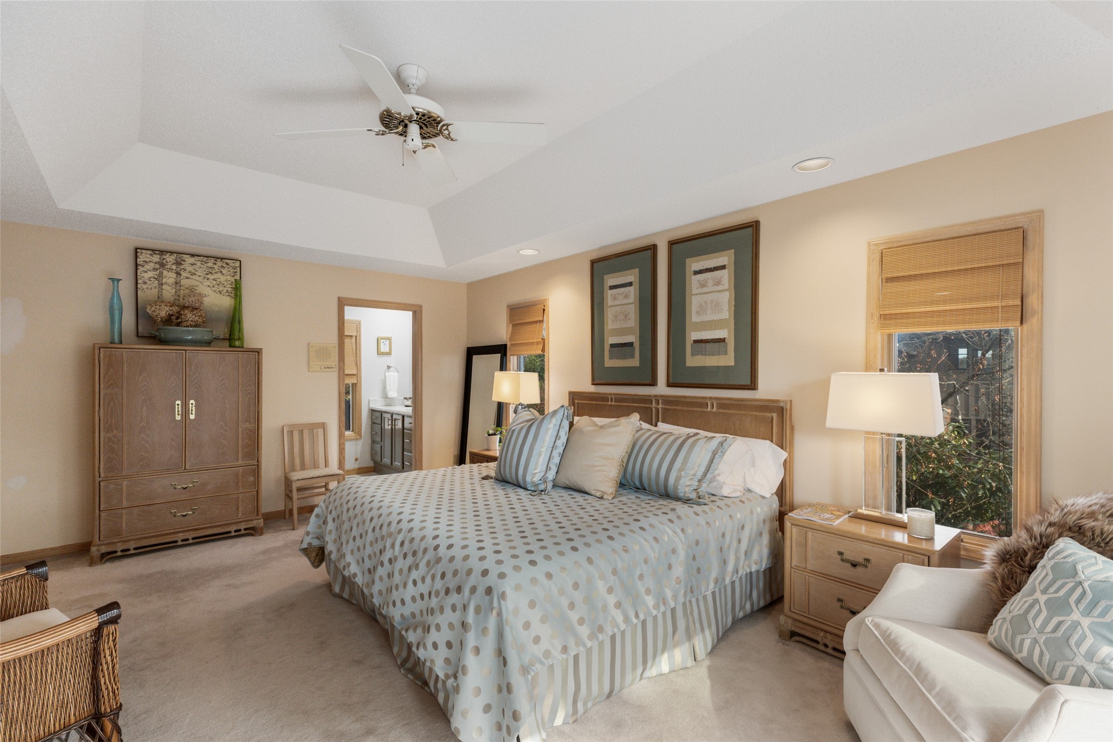15 Bonnevista Road Highlands, NC 28741 - Photo 57 of 96 Main Level Guest Bedroom Two with En Suite Bath