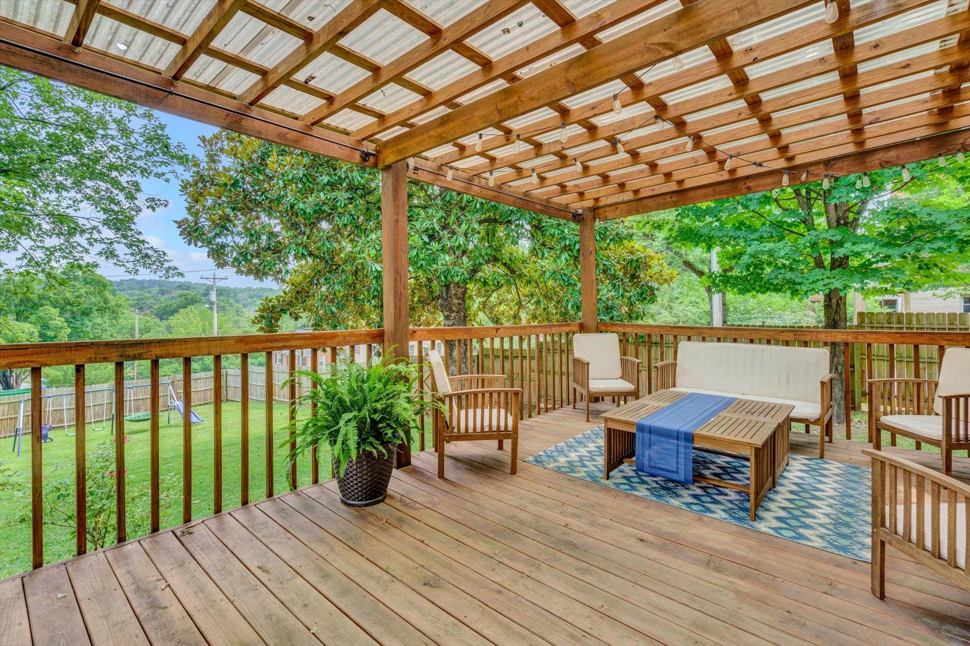 2630 Tillett Road Southwest Roanoke, VA 24015 - Photo 29 of 36 Covered Back Deck