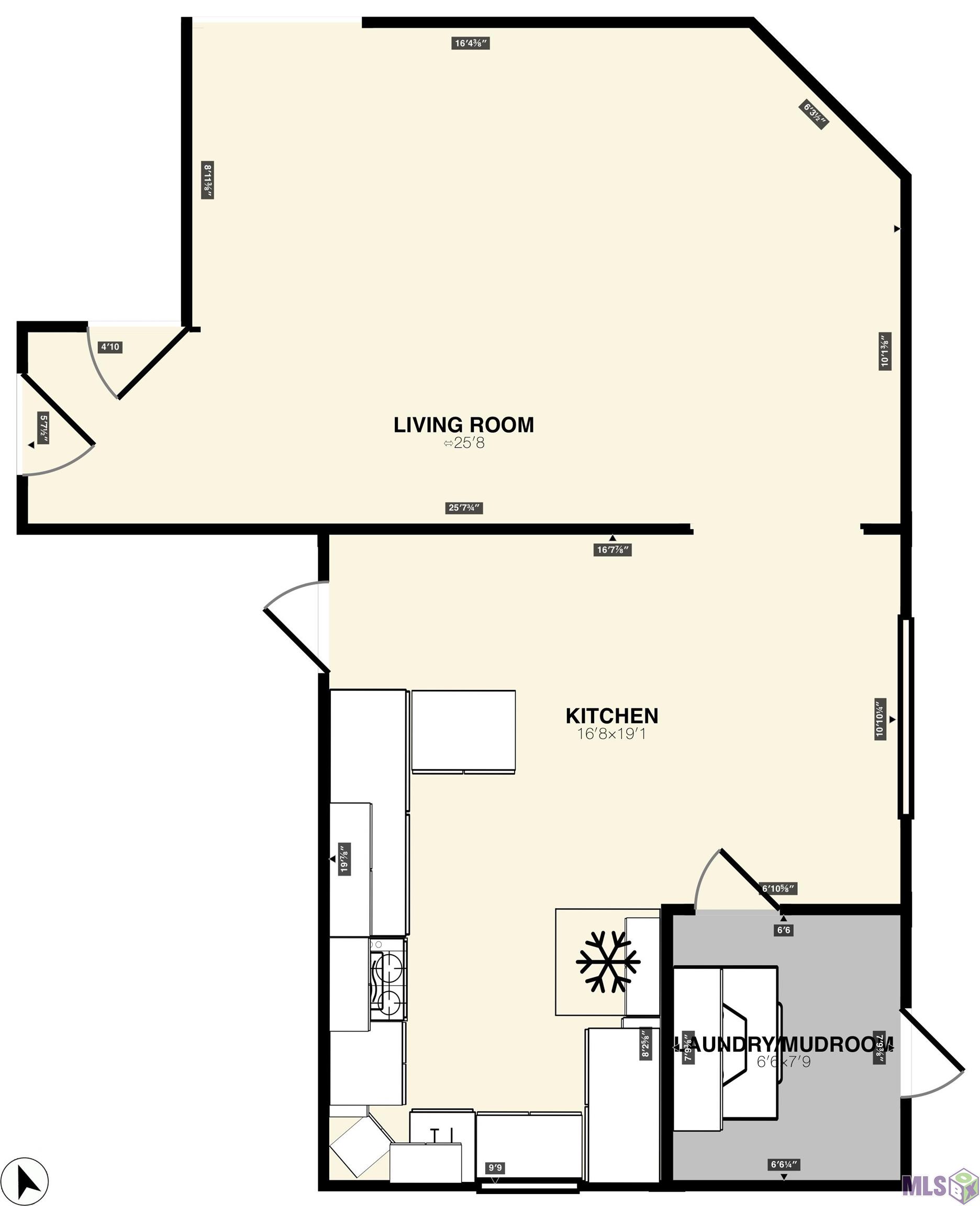 7513 Quorum Drive Baton Rouge, LA 70817 - Photo 15 of 34 LiDAR Created Plan