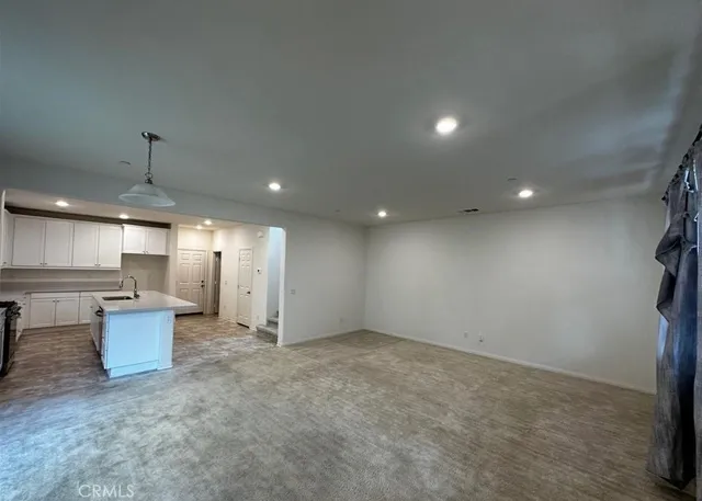 a view of kitchen and window