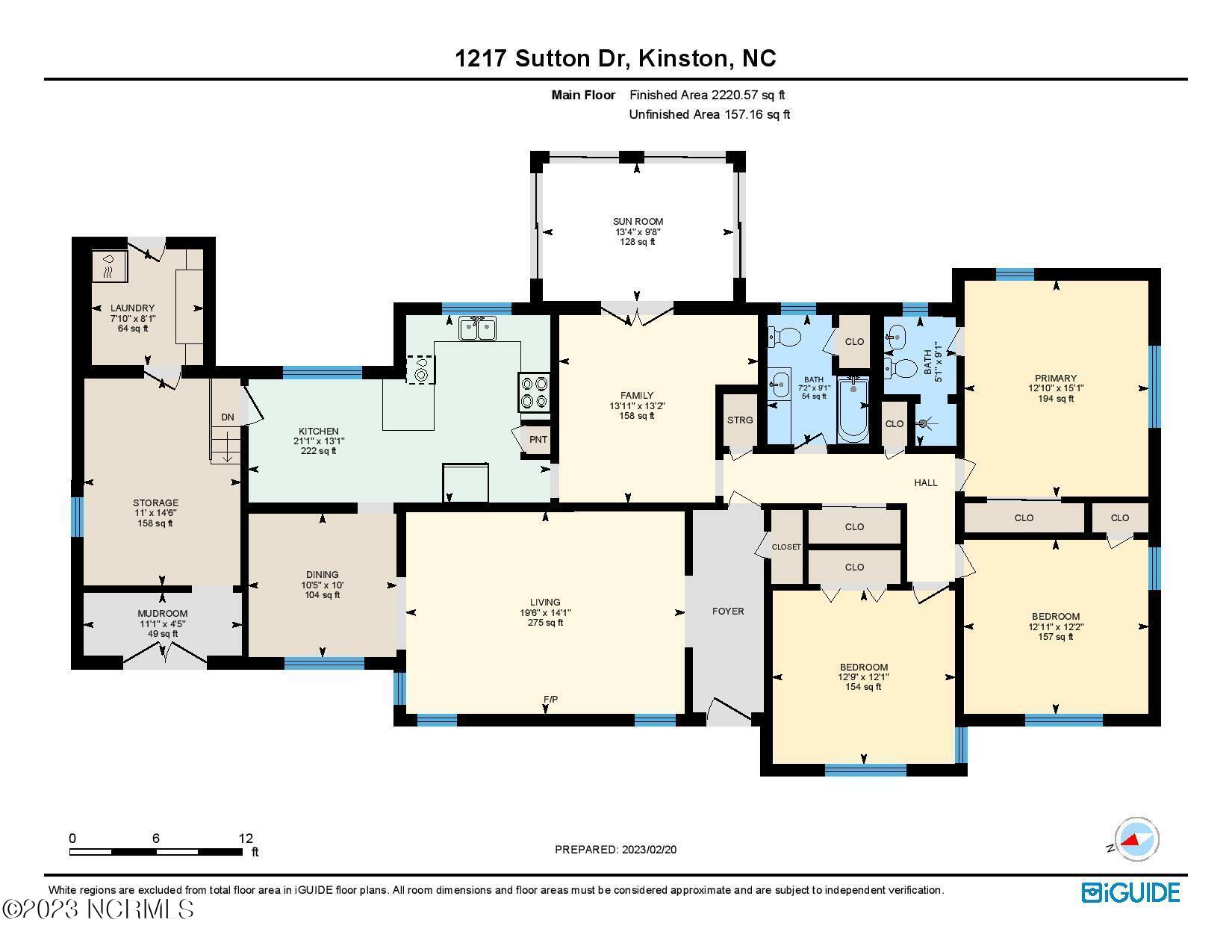 1217 Sutton Drive Kinston, NC 28501 - Photo 47 of 47 floor plan-page-001 (2)