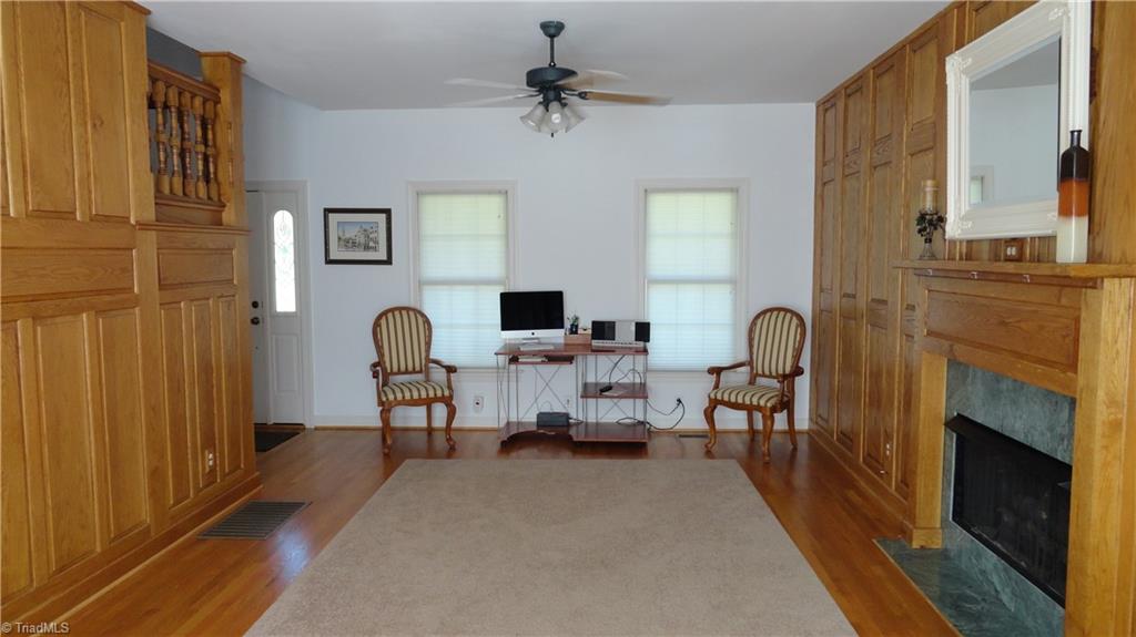 1122 Nance Road King, NC 27021 - Photo 3 of 30 Beautiful hardwoods on main level, 9 foot ceilings, great living room for entertaining. Central vac and security system too.