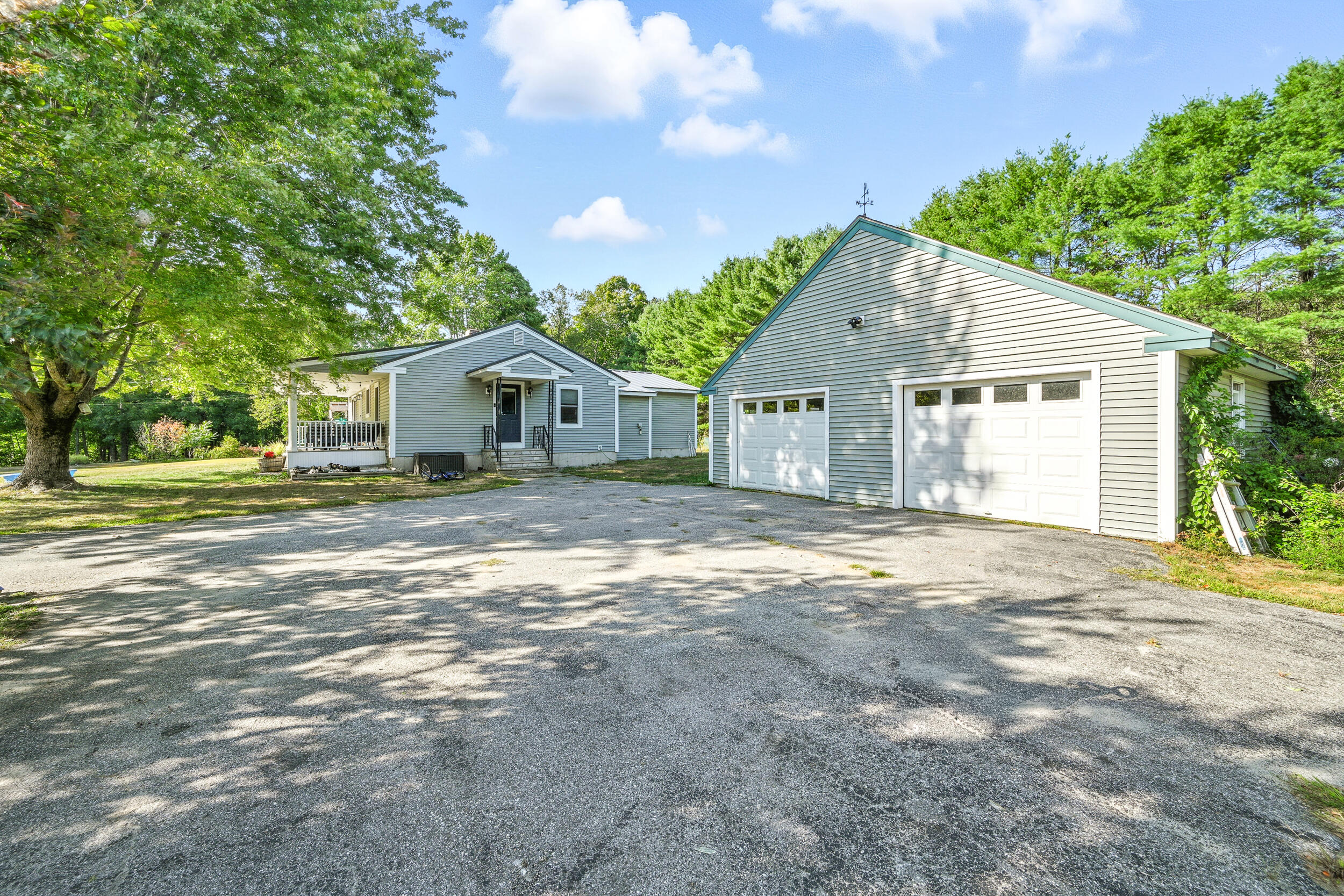 204 Dunn Road Poland, ME 04274 - Photo 49 of 56 Garage & right side exterior