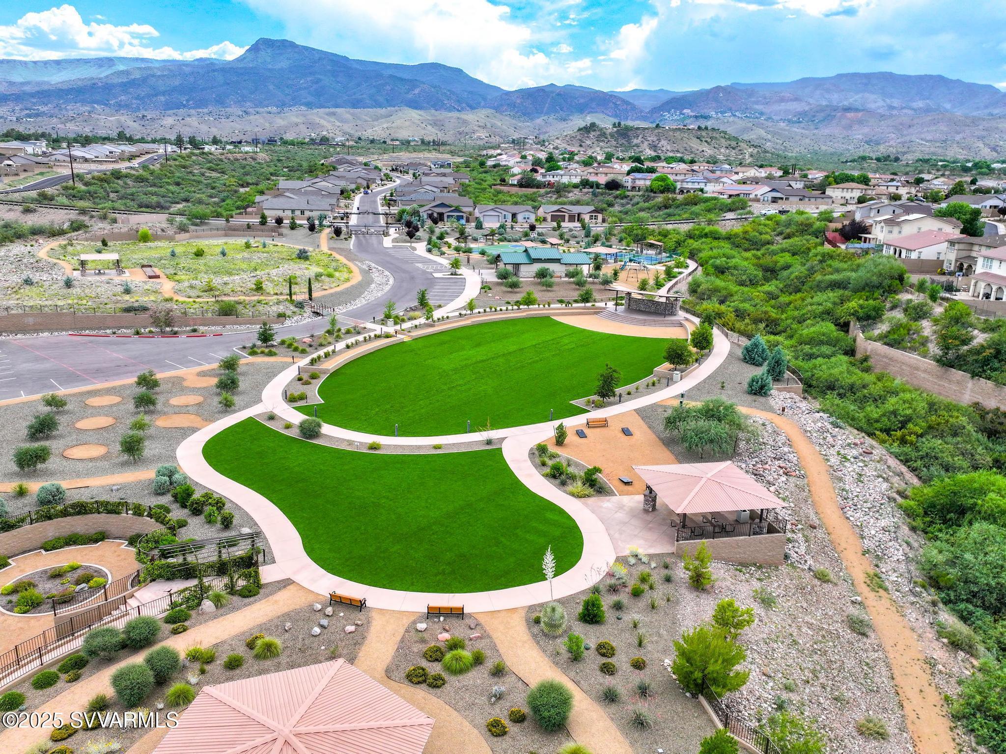 608 Bootleg Road Clarkdale, AZ 86324 - Photo 107 of 111 an aerial view of a residential houses with outdoor space and street view