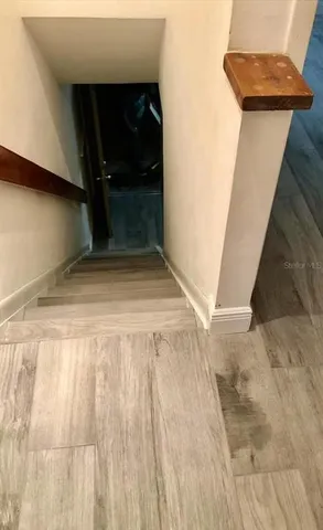 a view of a room with yard from a window