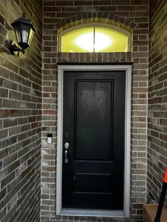 a view of a fireplace