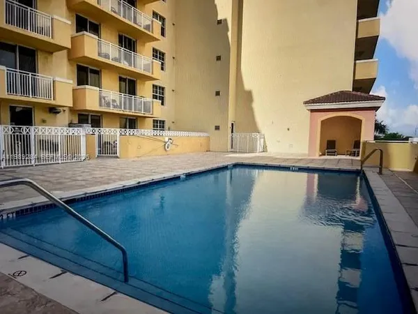 a view of building with lake view