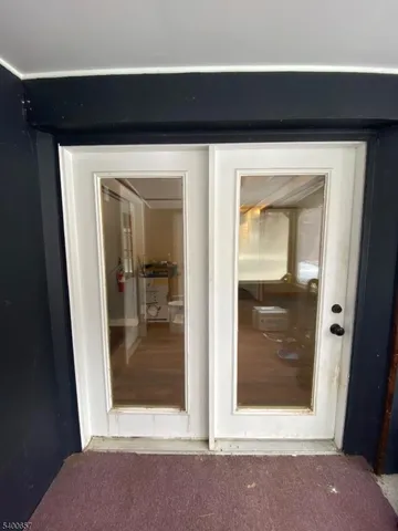 a view of front door