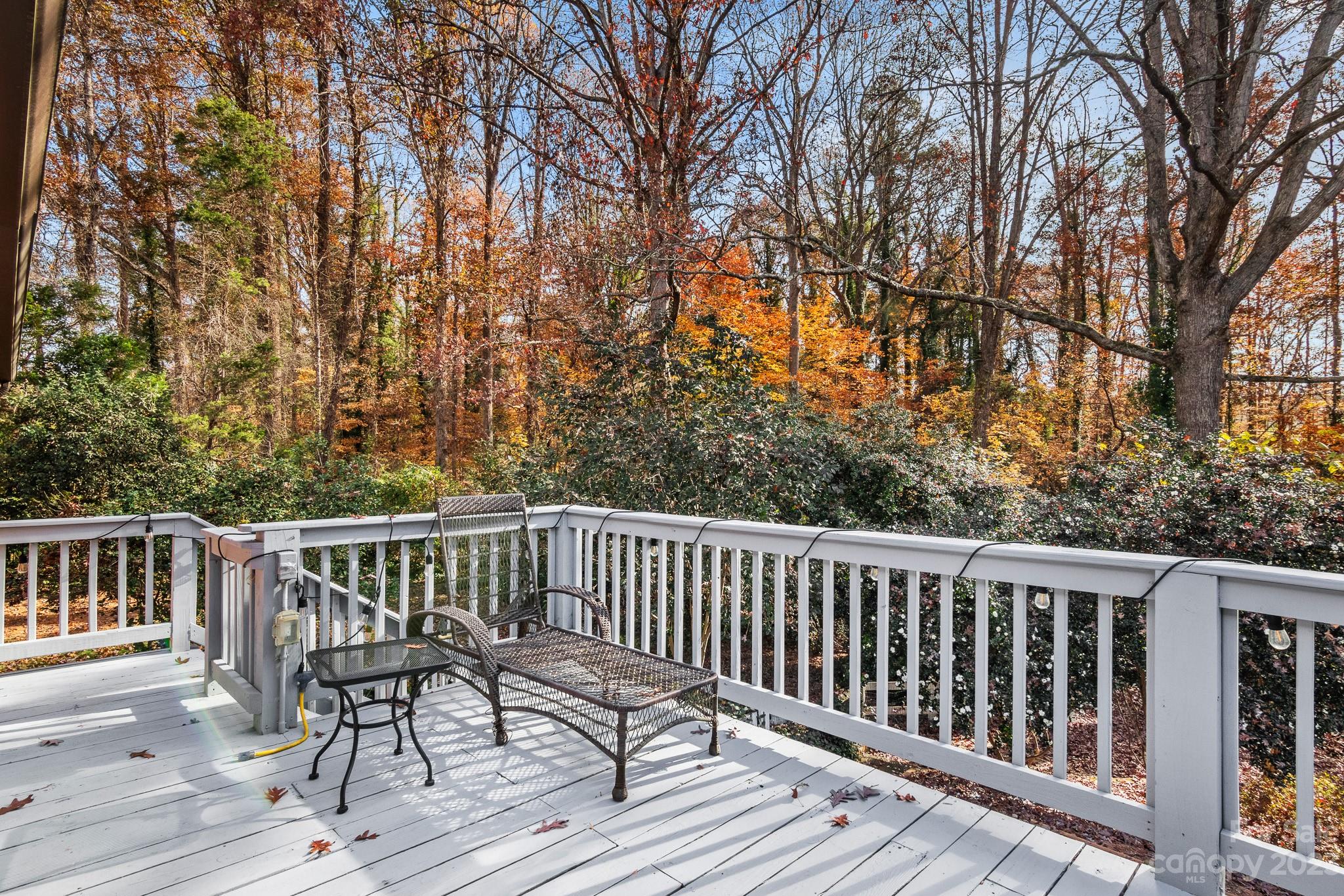 209 Country Club Road Shelby, NC 28150 - Photo 7 of 42 a view of backyard with deck and trees