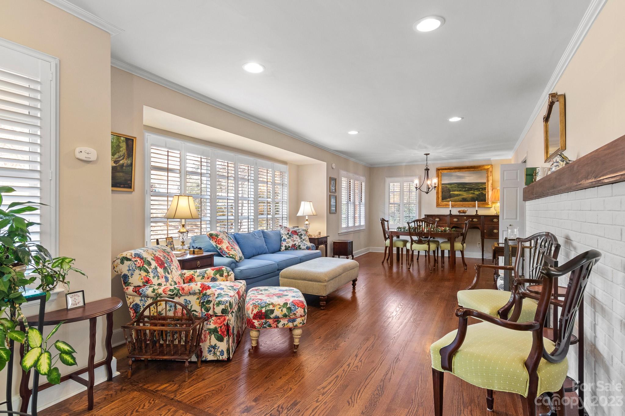 209 Country Club Road Shelby, NC 28150 - Photo 10 of 42 a living room with furniture and wooden floor