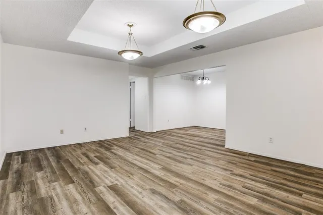 wooden floor in an empty room