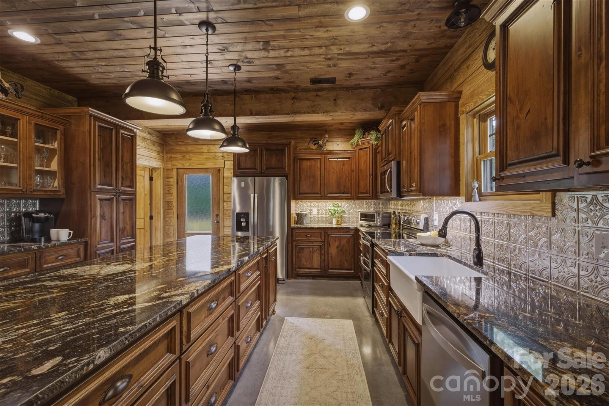 7490 Oak Ridge Church Road Connelly Springs, NC 28612 - Photo 15 of 44 a kitchen with granite countertop lots of counter top space