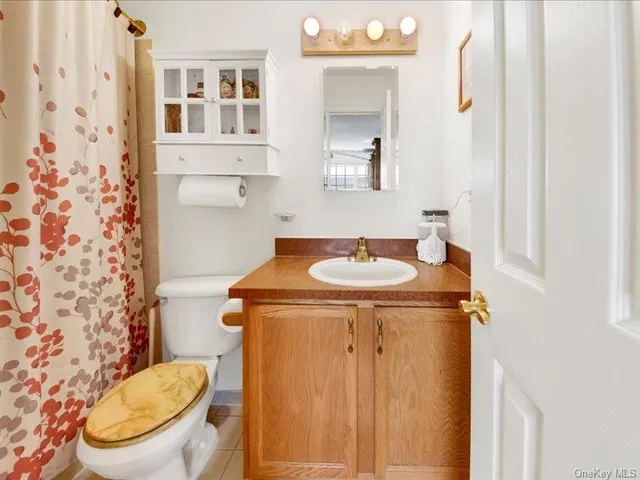 a bathroom with a sink and toilet