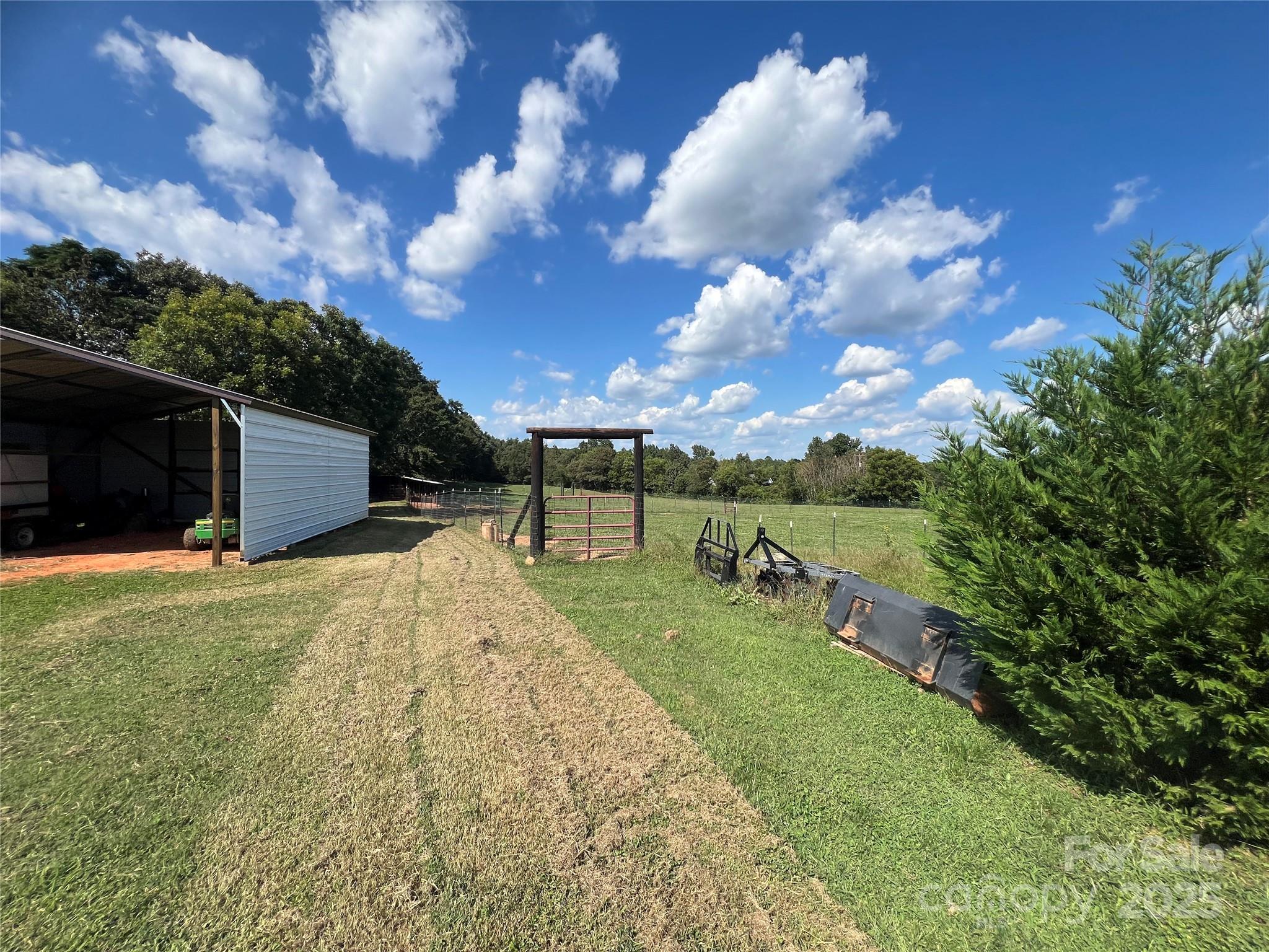 1301 Double Springs Church Road Shelby, NC 28150 - Photo 35 of 42 a view of a backyard