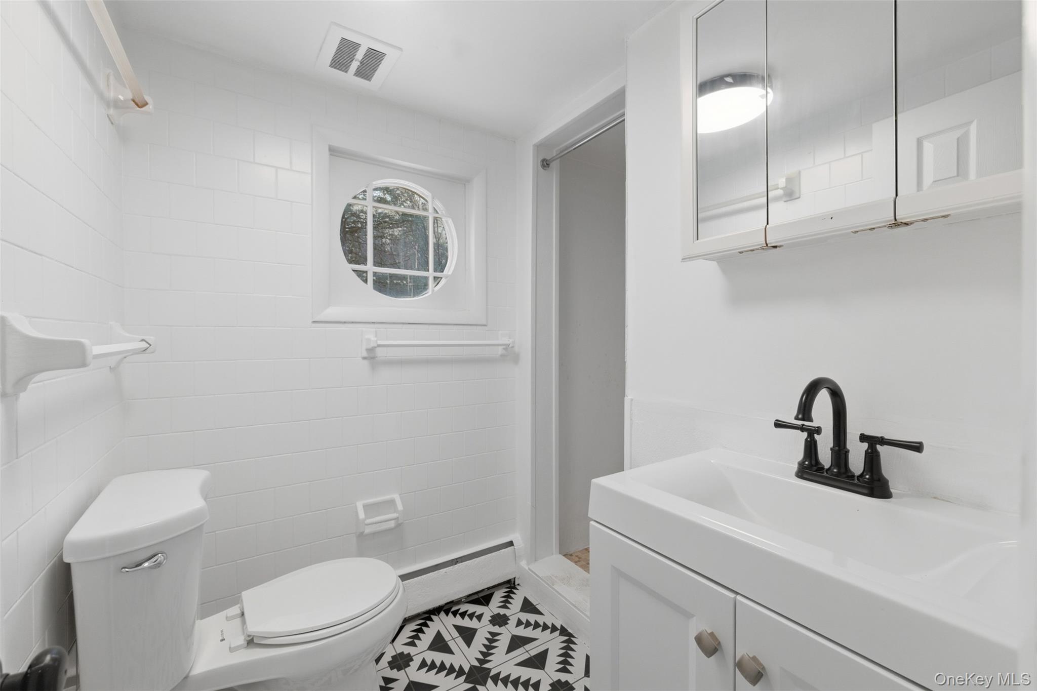 63 Parksville Road Pleasant Valley, NY 12569 - Photo 9 of 20 a bathroom with a sink a toilet and a mirror