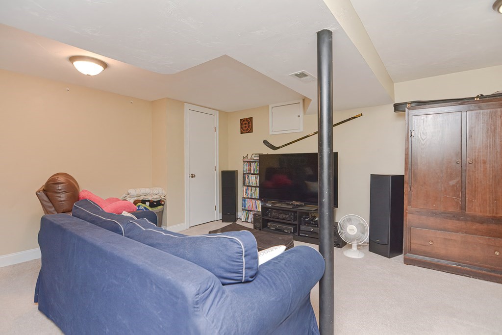 115 Bruce Road Walpole, MA 02081 - Photo 35 of 42 a living room with furniture and a flat screen tv