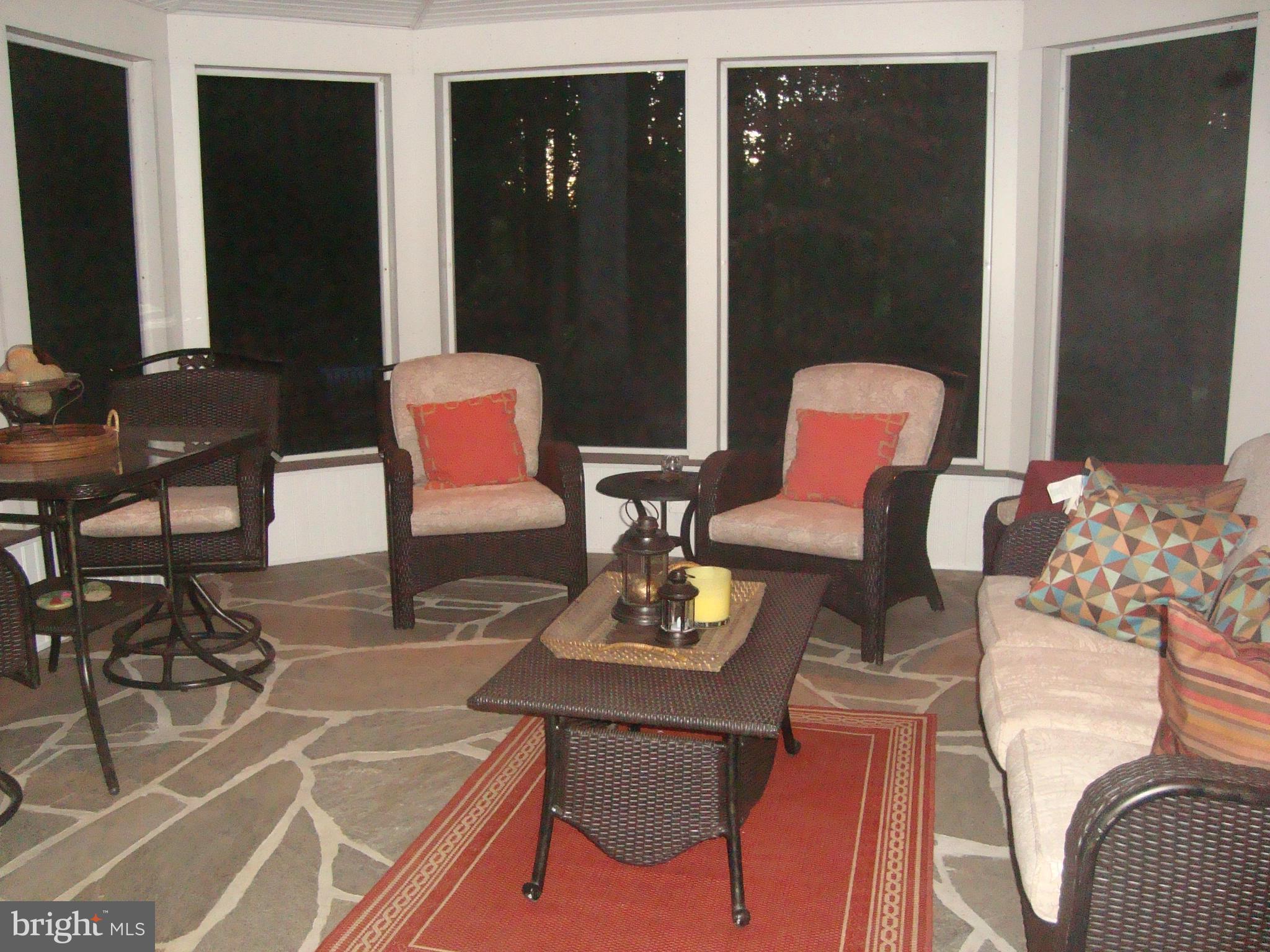 2124 Highland Ridge Drive Phoenix, MD 21131 - Photo 30 of 30 Sun-Lit Lower Lev 3-Season Rm W/Flagstone Flr