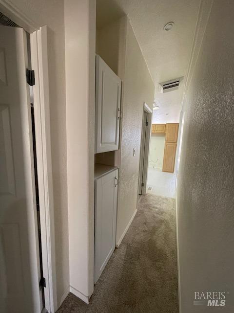 8156 D Street Windsor, CA 95492 - Photo 9 of 16 Carpeted hallway toward carpeted bedrooms.