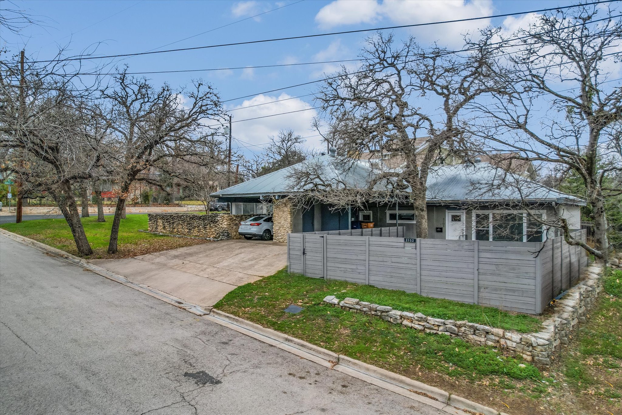 1201 Dailey Street Austin, TX 78703 - Photo 2 of 14 front view of a house with a yard
