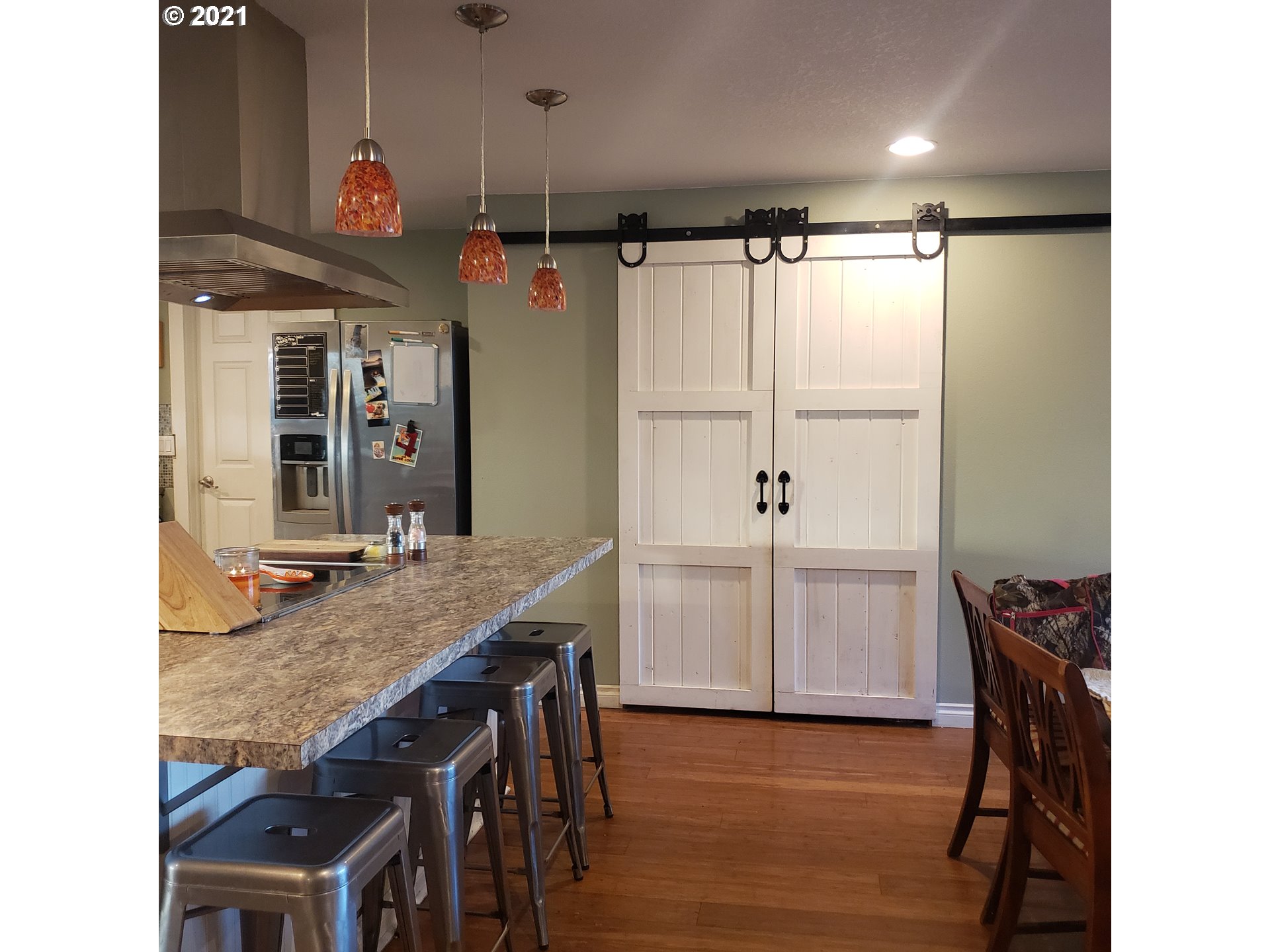 27225 Dave Road Canby, OR 97013 - Photo 7 of 31 a view of a kitchen counter space and window