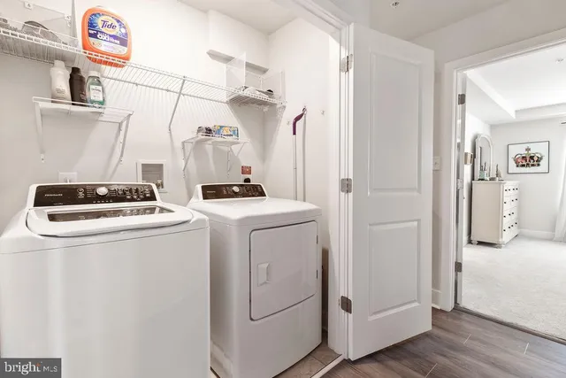 a room with storage and utility