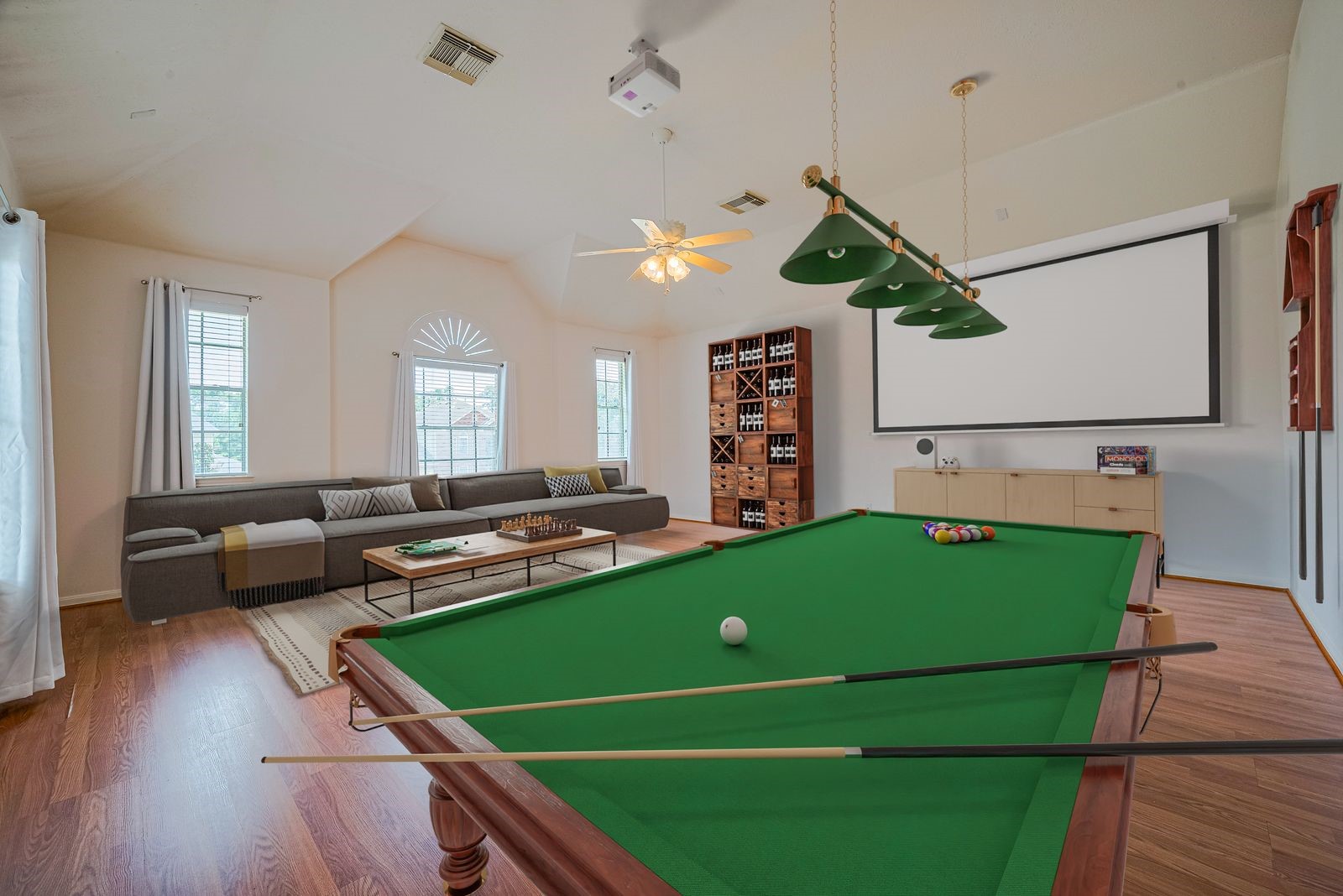 9218 Memorial Pines Way Spring, TX 77379 - Photo 22 of 39 Virtually stage game room shows all its potential functionality.