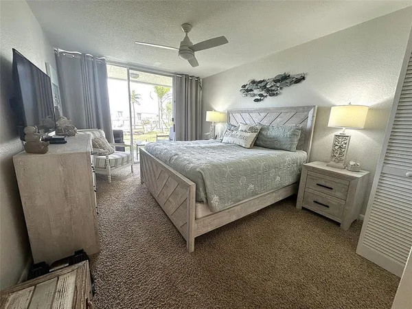 a view of a room with a furniture