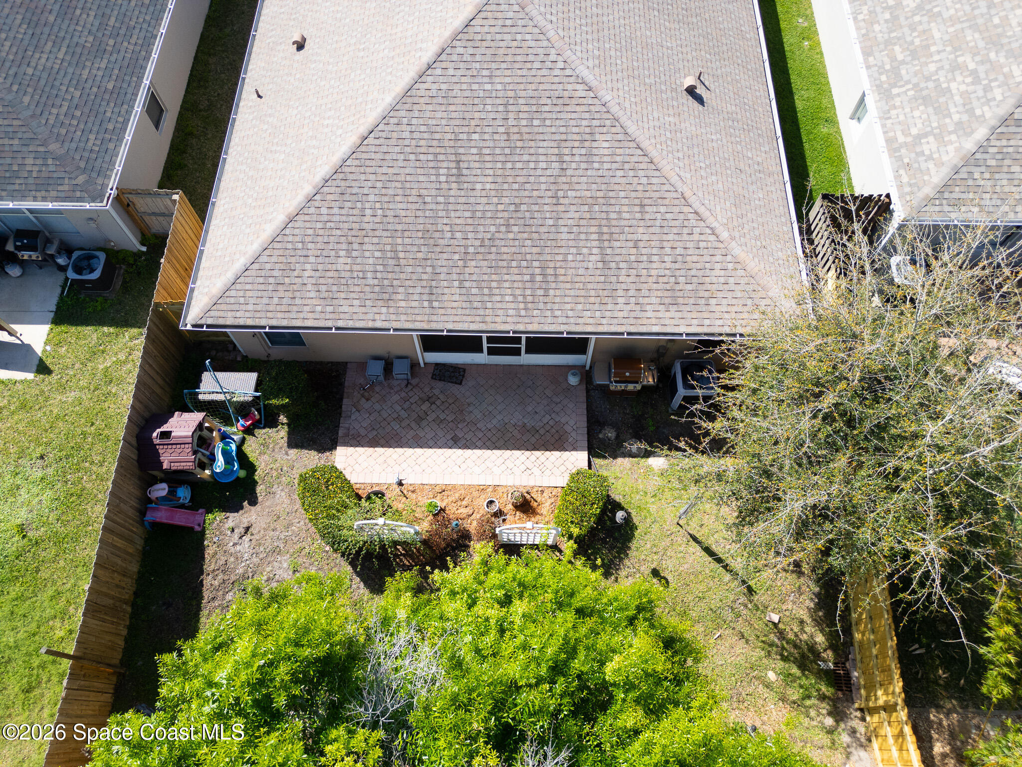 4720 Decatur Circle Melbourne, FL 32934 - Photo 25 of 25 Back yard Drone 2