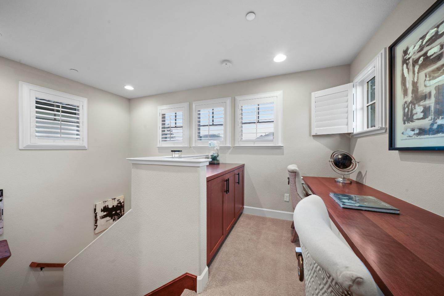 136 Avellino Way Mountain View, CA 94043 - Photo 24 of 40 a kitchen with a refrigerator and a sink