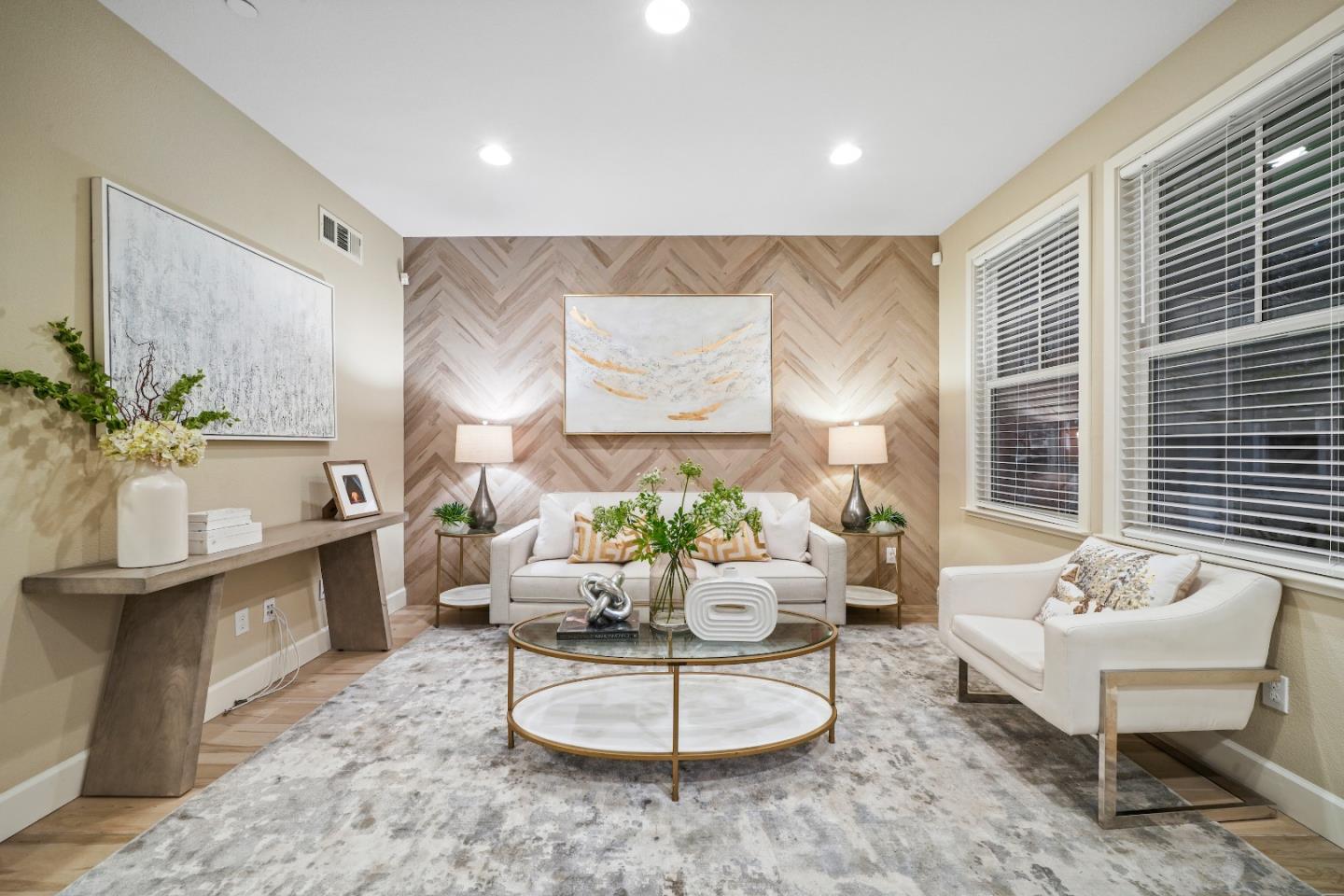 136 Avellino Way Mountain View, CA 94043 - Photo 4 of 40 a living room with furniture and a potted plant