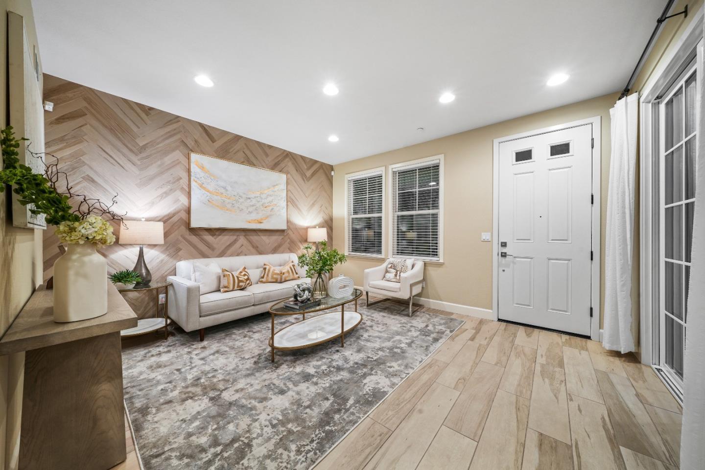 136 Avellino Way Mountain View, CA 94043 - Photo 5 of 40 a living room with furniture and wooden floor