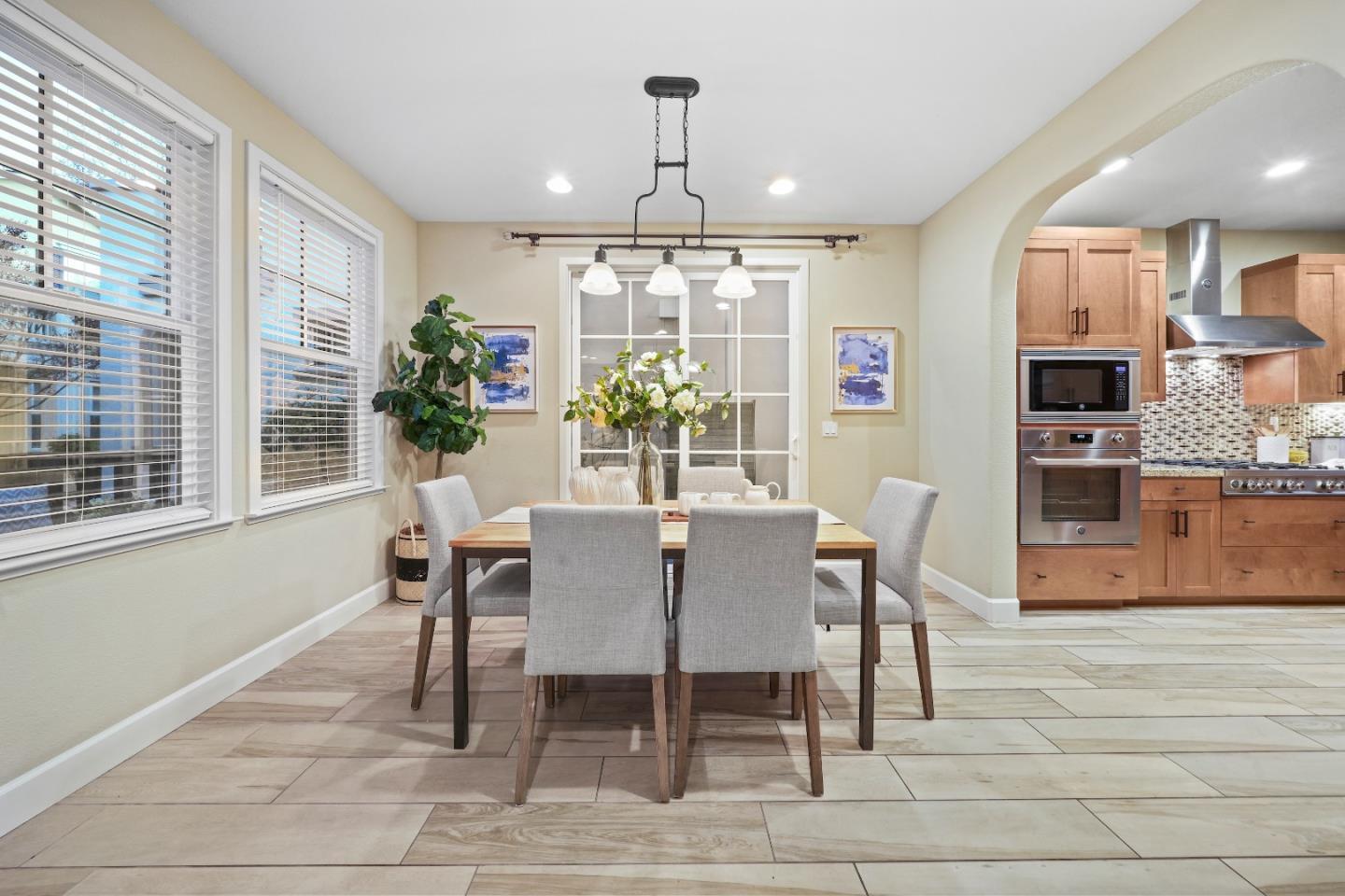 136 Avellino Way Mountain View, CA 94043 - Photo 6 of 40 a view of a dining room with furniture window and outside view
