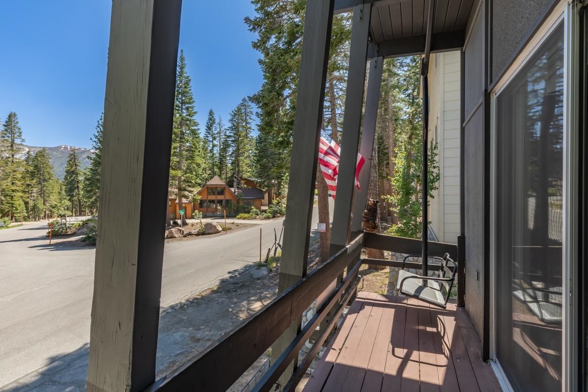 44 Tyrol Lane, Unit 209 Mammoth Lakes, CA 93546 - Photo 31 of 31 a view of a balcony