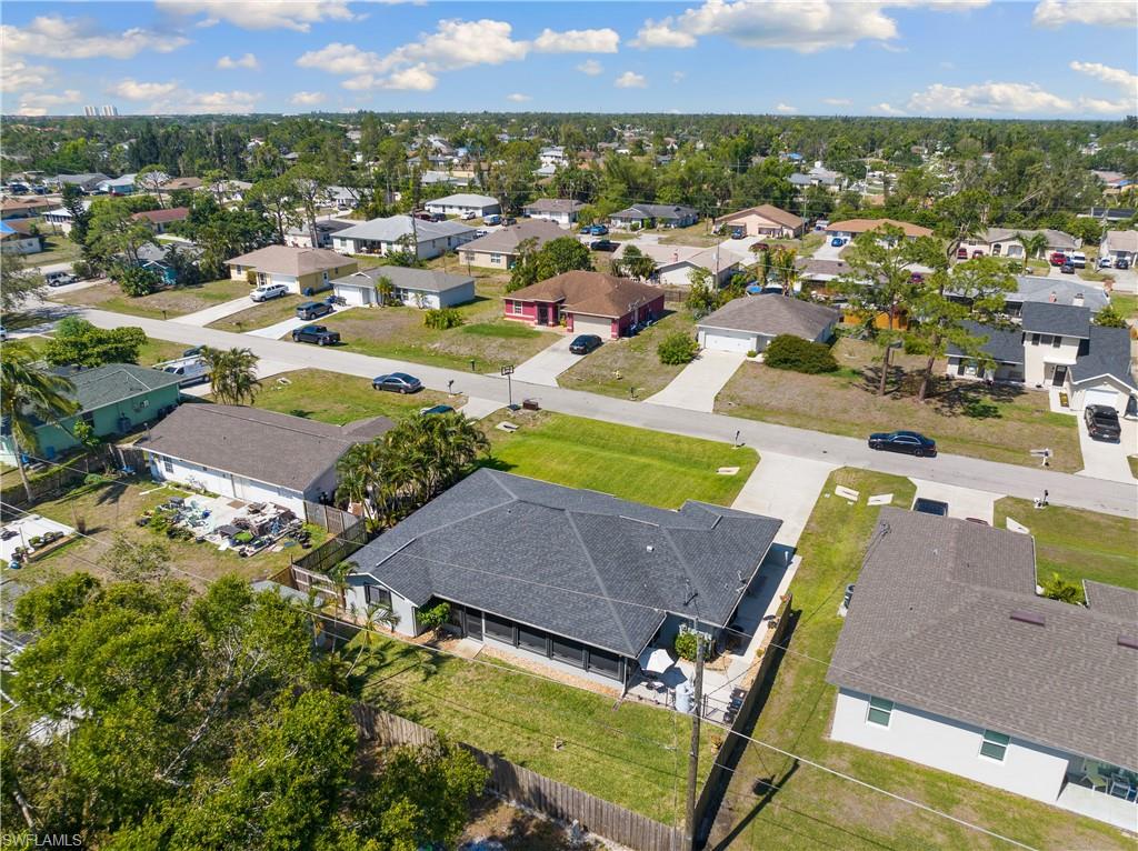 18517 Sebring Road Fort Myers, FL 33967 - Photo 27 of 32 an aerial view of residential houses with outdoor space and swimming pool