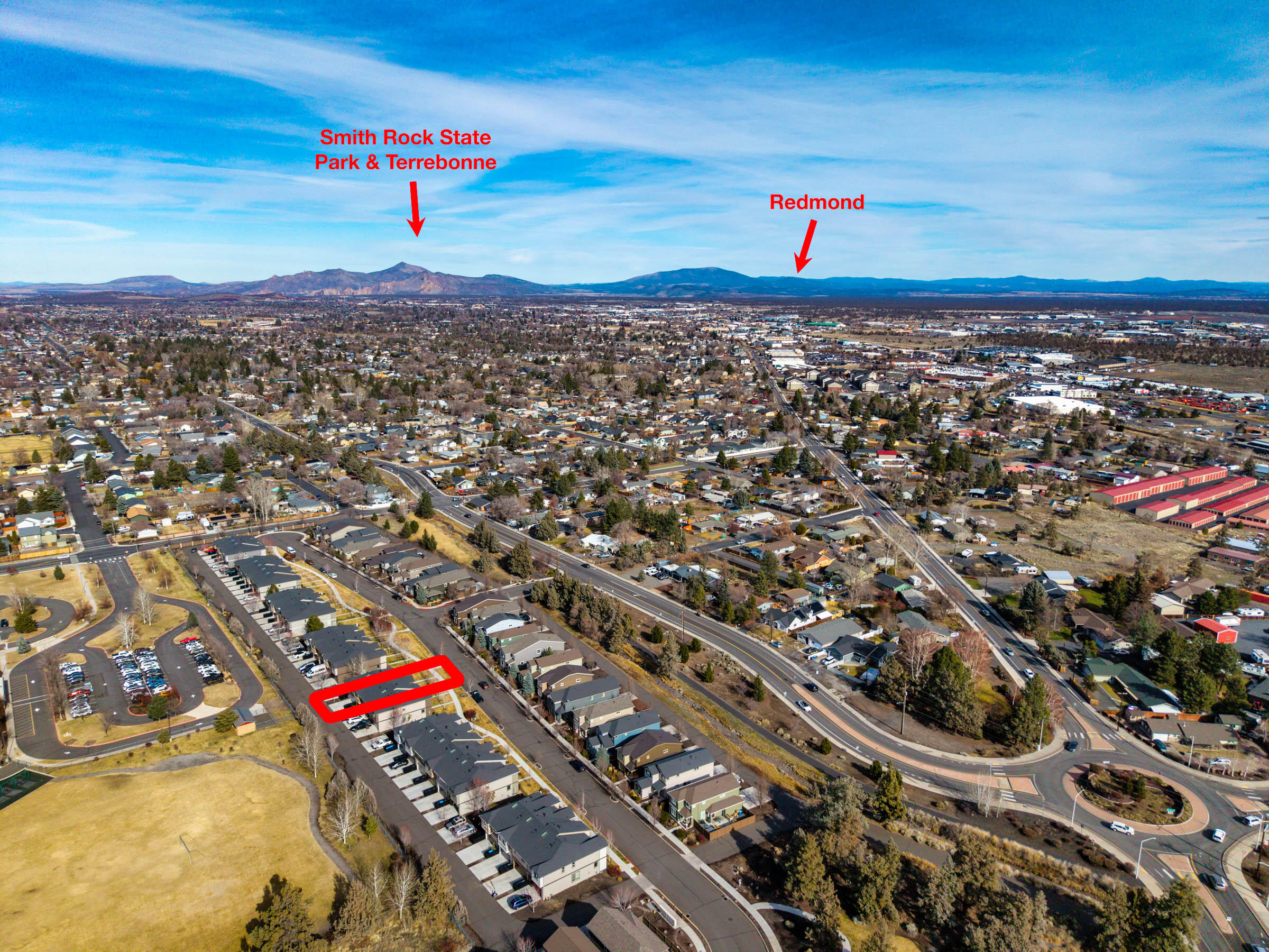 3365 Southwest 28th Street Redmond, OR 97756 - Photo 37 of 39 an aerial view of a city