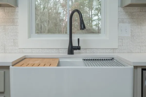 a bathroom with a sink