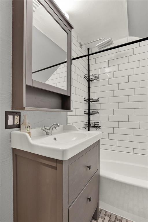 1034 McCoy Road McKees Rocks, PA 15136 - Photo 10 of 22 a bathroom with a sink and a mirror