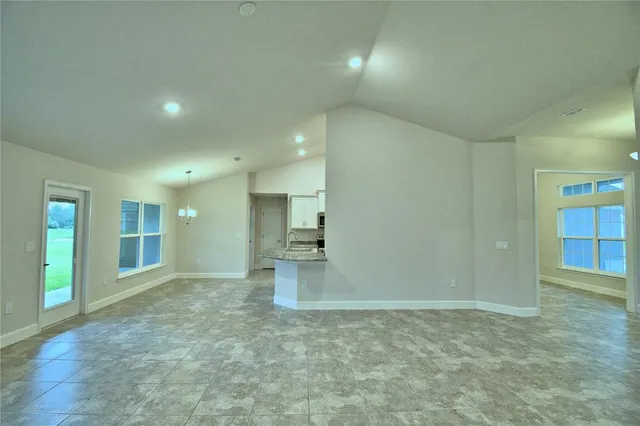 a bathroom with a glass door shower